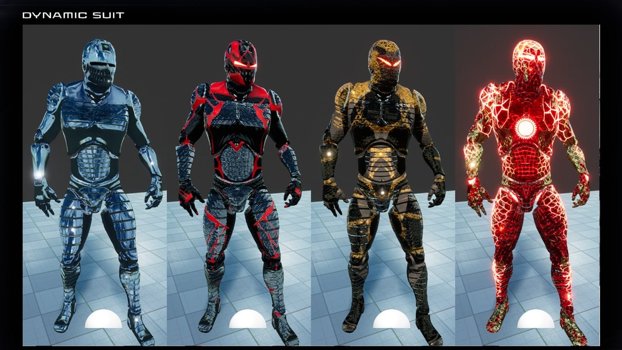 UE4 Mannequin Dynamic Suit Pack (PBR)📱 - изображение 2